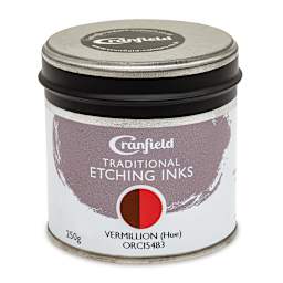Cranfield Traditional Etching Ink - Vermilion, 250 g - front