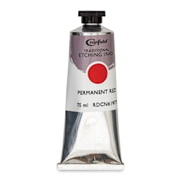 Cranfield Traditional Etching Ink - Permanent Red, 75 ml - front