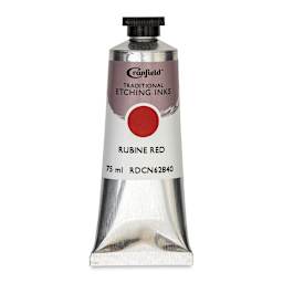 Cranfield Traditional Etching Ink - Rubine Red, 75 ml - front