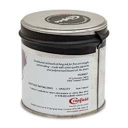 Cranfield Traditional Etching Ink - Lemon Yellow, 250 g - back
