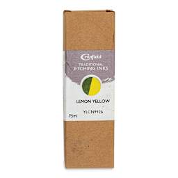 Cranfield Traditional Etching Ink - Lemon Yellow, 75 ml - front of packaging