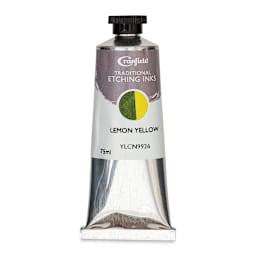 Cranfield Traditional Etching Ink - Lemon Yellow, 75 ml - front