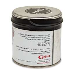 Cranfield Traditional Etching Ink - Indian Yellow, 250 g - back