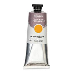 Cranfield Traditional Etching Ink - Indian Yellow, 75 ml - front