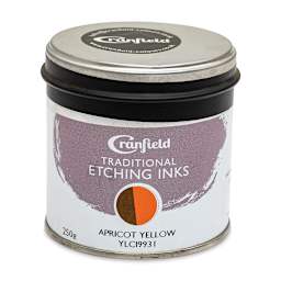Cranfield Traditional Etching Ink - Apricot Yellow, 250 g - front