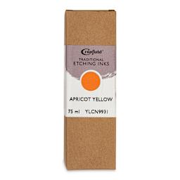 Cranfield Traditional Etching Ink - Apricot Yellow, 75 ml - front of packaging