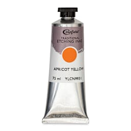 Cranfield Traditional Etching Ink - Apricot Yellow, 75 ml - front