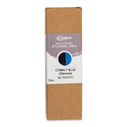Cranfield Traditional Etching Ink - Cobalt Blue, 75 ml - front of packaging
