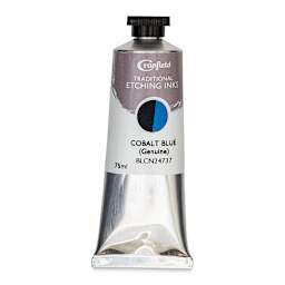 Cranfield Traditional Etching Ink - Cobalt Blue, 75 ml - front