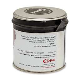 Cranfield Traditional Etching Ink - Prussian Blue, 250 g - back