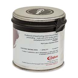 Cranfield Traditional Etching Ink - Ultramarine Blue, 250 g - back