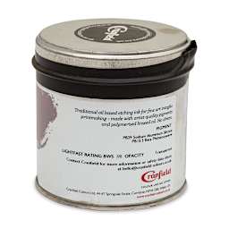 Cranfield Traditional Etching Ink - Orient Blue, 250 g - back