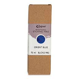 Cranfield Traditional Etching Ink - Orient Blue, 75 ml - front of packaging