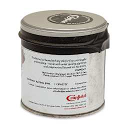 Cranfield Traditional Etching Ink - Azure Blue, 250 g - back
