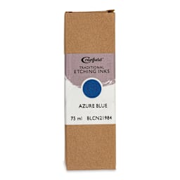 Cranfield Traditional Etching Ink - Azure Blue, 75 ml - front of packaging