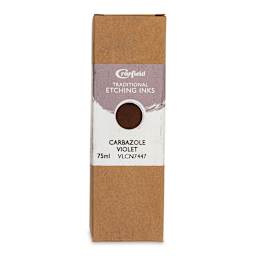 Cranfield Traditional Etching Ink - Carbazole Violet, 75 ml - front of packaging