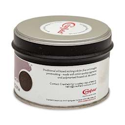 Cranfield Traditional Etching Ink - Burnt Umber, 250 g - back