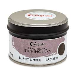 Cranfield Traditional Etching Ink - Burnt Umber, 250 g - front