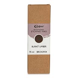 Cranfield Traditional Etching Ink - Burnt Umber, 75 ml - front of packaging