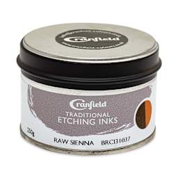 Cranfield Traditional Etching Ink - Raw Sienna, 250 g - front