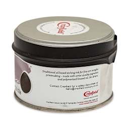 Cranfield Traditional Etching Ink - Raw Umber, 250 g - back