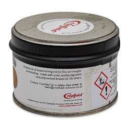Cranfield Traditional Etching Ink - Gold, 250 g - back