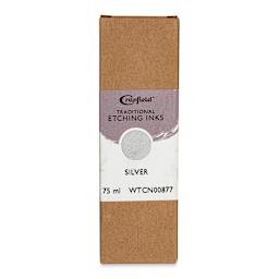 Cranfield Traditional Etching Ink - Silver, 75 ml - front of packaging