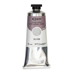 Cranfield Traditional Etching Ink - Silver, 75 ml - front
