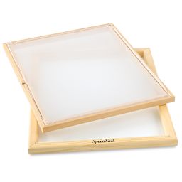 Speedball Screen Printing Frame - Top view of 2 Wood frames showing both sides
