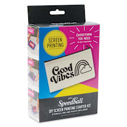Speedball DIY Screen Printing Starter Kit, front of packaging