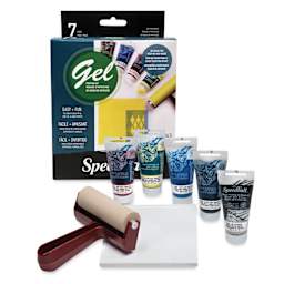 Speedball Gel Printing Kit contents and packaging