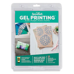 Speedball Gel Printing Plate - 8" x 10", Single Plate front of packaging