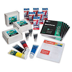 Speedball Gel Printing Bundle Pack contents