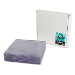 Speedball Gel Printing Plate - 12" x 12", Pkg of 10 contents and packaging