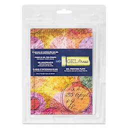 Gel Press Printing Plate - Rectangle, 5" x 7" front of packaging