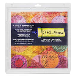 Gel Press Printing Plate - Square, 12" x 12" front of packaging