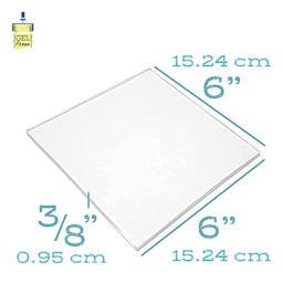 Gel Press Printing Plate - Square, 6" x 6" dimensions