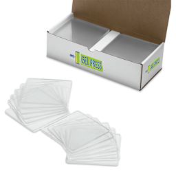 Gel Press Printing Plates - Class Pack, 6" x 6", Set of 12 packaging and contents