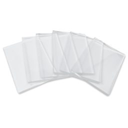 Gel Press Printing Plates - Class Pack, 5" x 7", Set of 6 fanned out
