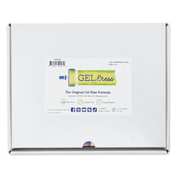 Gel Press Printing Plates - Class Pack, 8" x 10", Set of 6 front of packaging