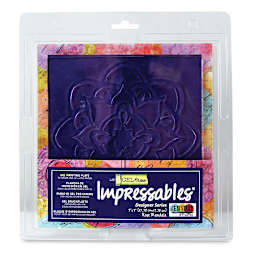 Gel Press Impressables - Front of package of Rose Mandala Plate