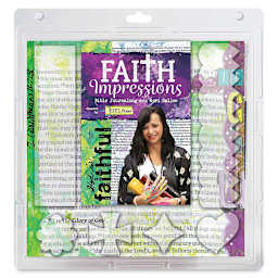 Gel Press Impressables - Front of package of Faith Plate Kit