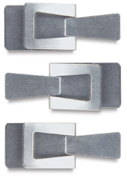 Stainless Steel Registration Guides - 3 Guides in a vertical row
