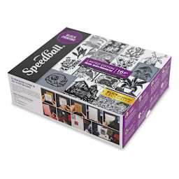 Speedball Deluxe Block Printing Kit, Side of Package