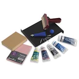 Speedball Deluxe Block Printing Kit contents