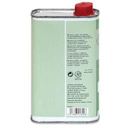 Charbonnel Light Etching Oil, back of packaging