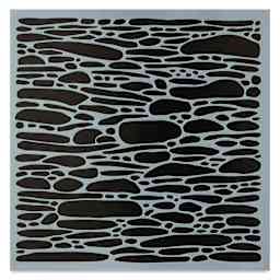 The Crafter's Workshop Stencil - Stacked Rocks, 6" x 6"