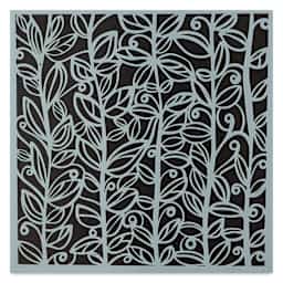 The Crafter's Workshop Stencil - Leafy Vines, 6" x 6"