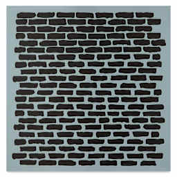 The Crafter's Workshop Stencil - Micro Bricks, 6" x 6"