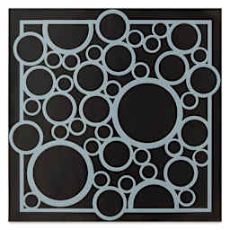 The Crafter's Workshop Stencil - Bubble Rebound, 6" x 6"